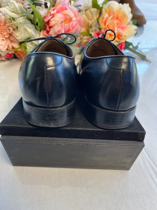 Johnston & Murphy Men’s Black Cap Toe Oxford Dress Shoes Size 9 main image 12